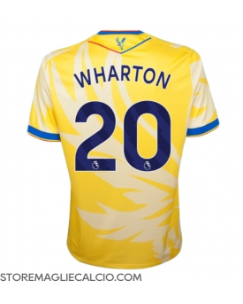 Crystal Palace Adam Wharton #20 Maglia Gara Trasferta Repliche 2024-25 Maniche Corte Crystal Palace Adam Wharton #20 Maglia Gara Trasferta Repliche 2024-25 Maniche Corte